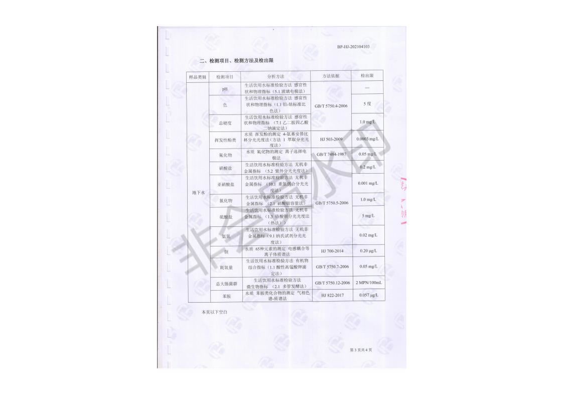色多多在线视频顏料股份有限公司地下水檢測報告公示